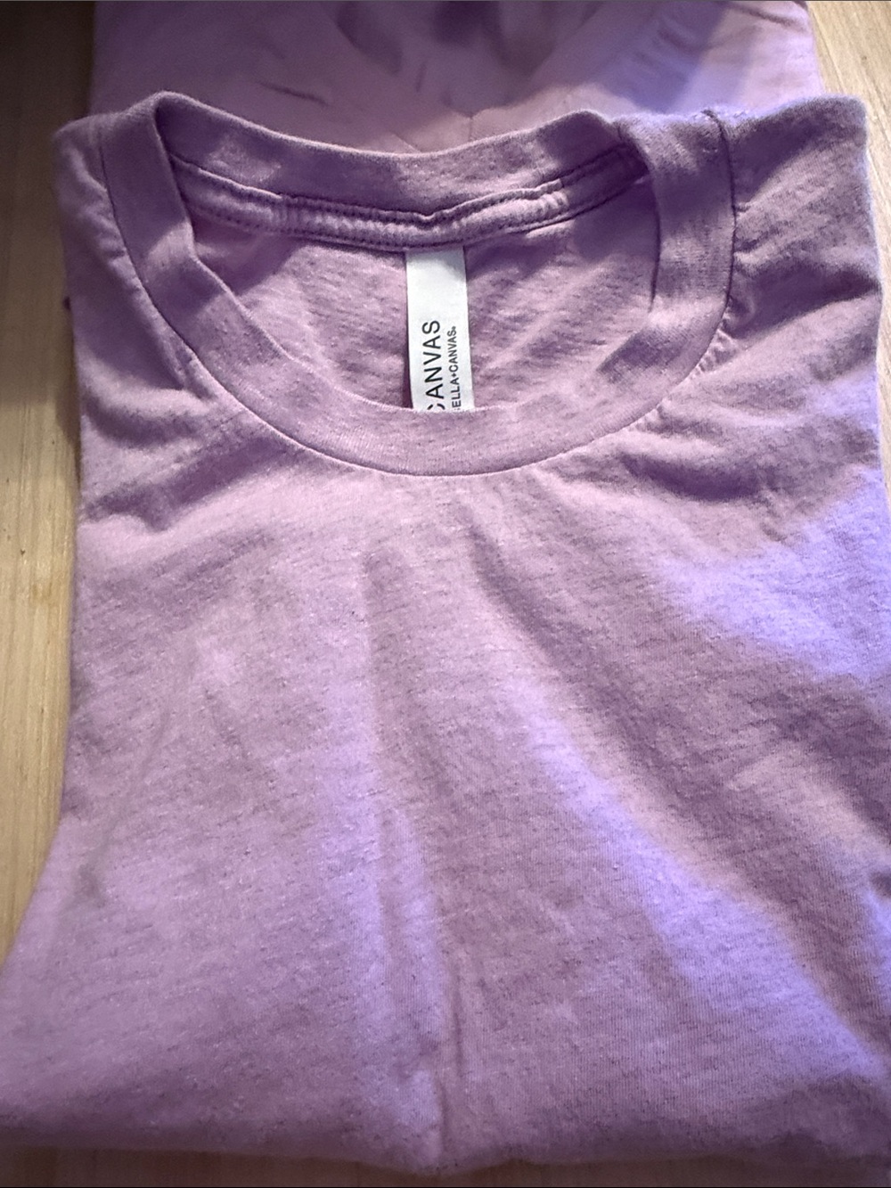 Bella Canvas Lilac Crewneck Short Sleeve Tee